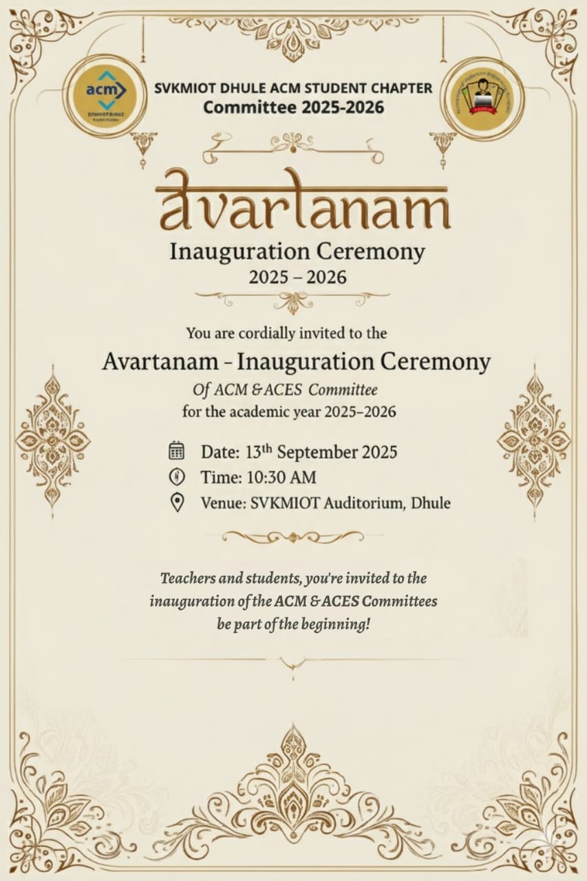 ACM Team Inaugration