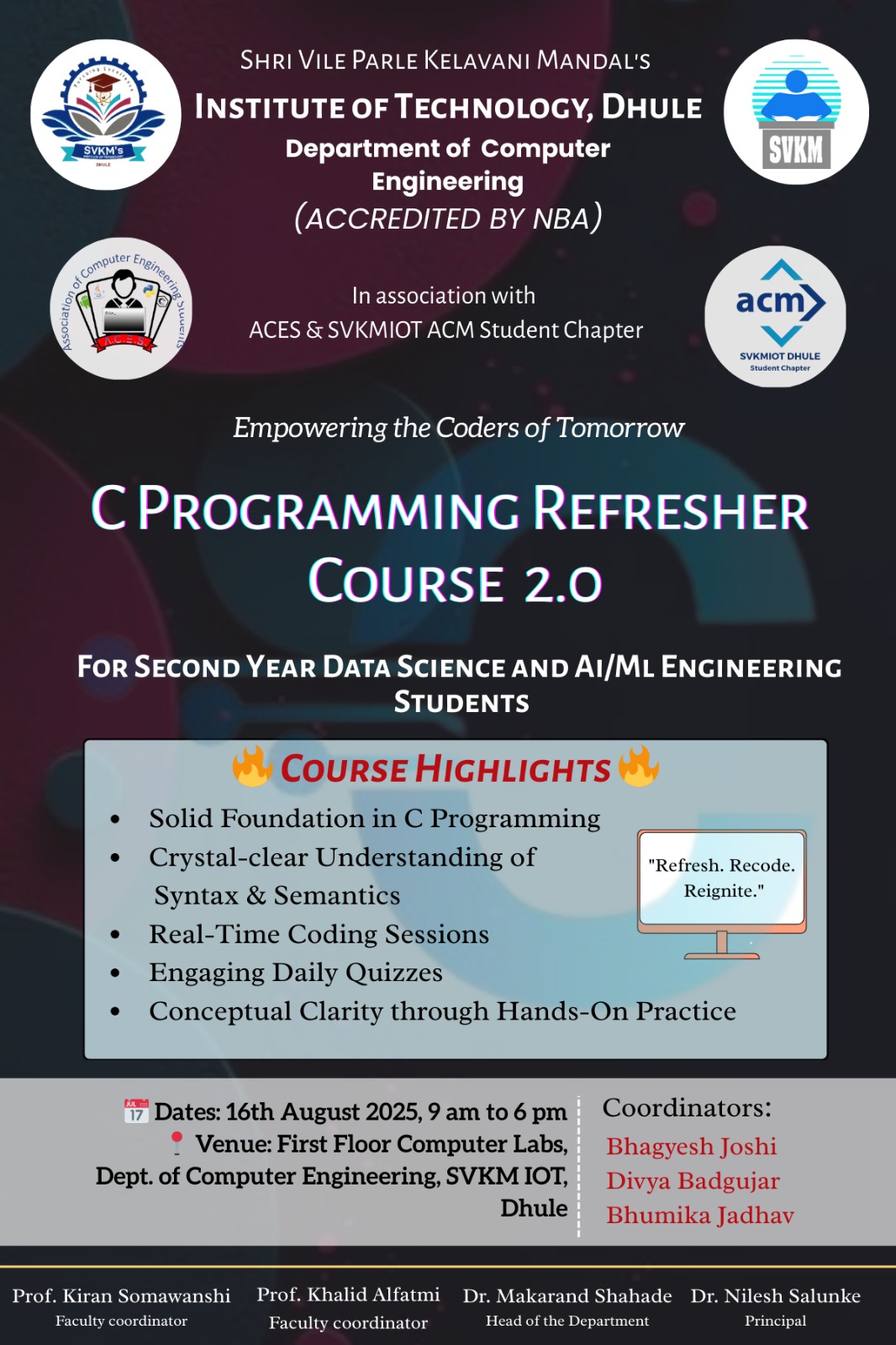 C Programming Refresher Course